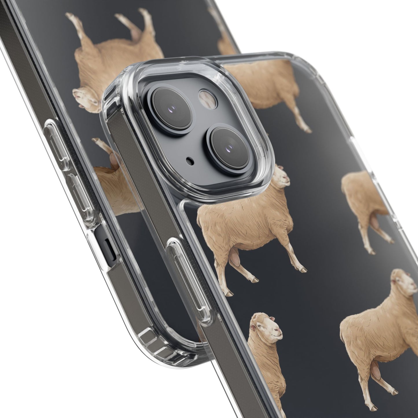 Dorset Sheep Pattern iPhone Clear Case