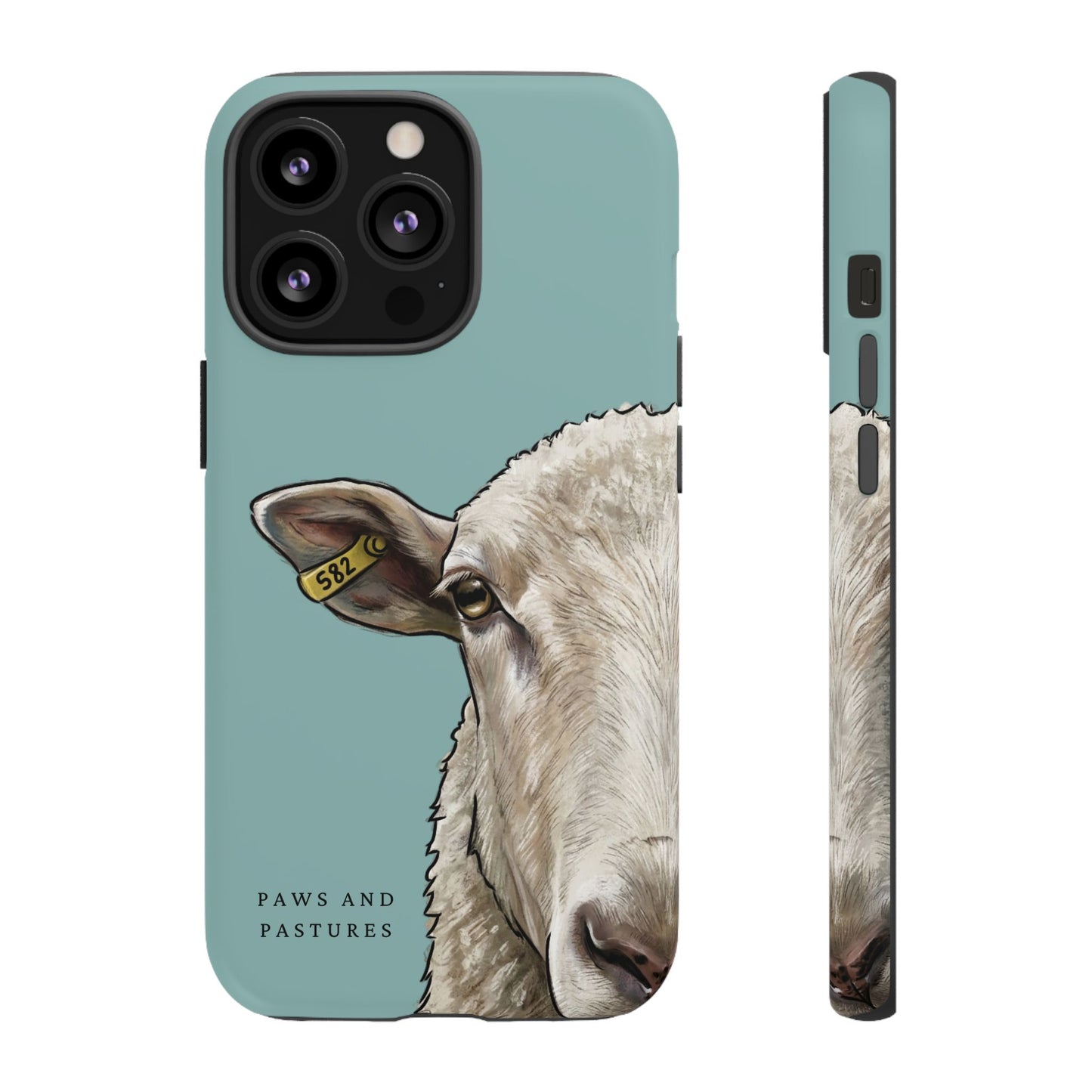 Teal Sheep Phone Case