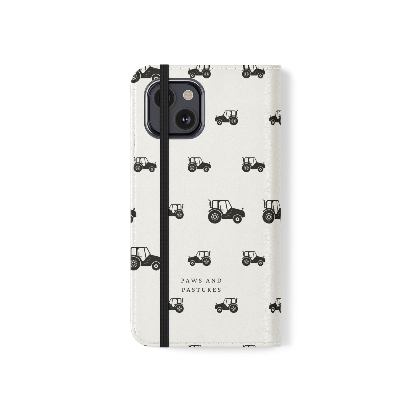 Tractor Pattern Flip Phone Case — Paws & Pastures Wallet Cover