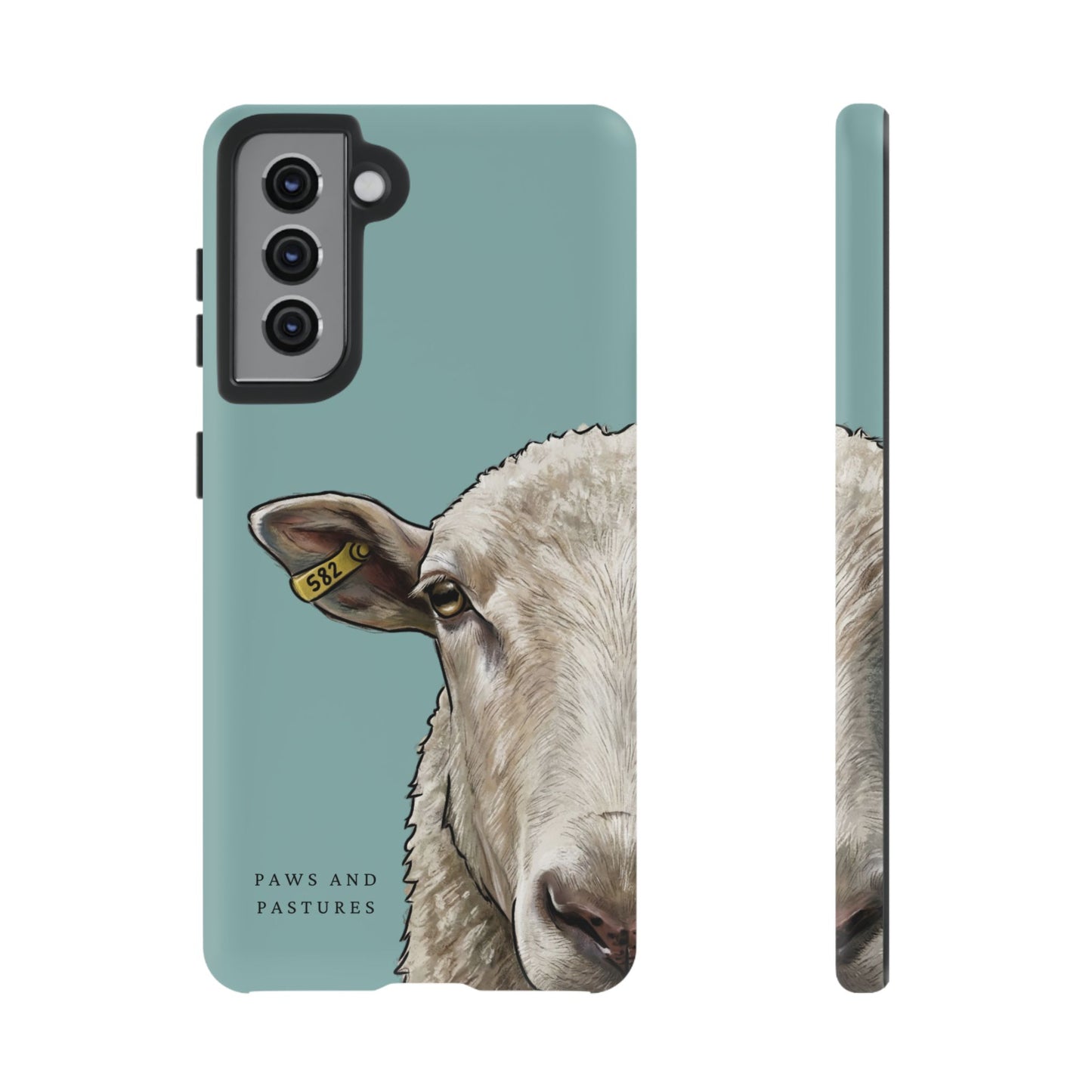 Teal Sheep Phone Case