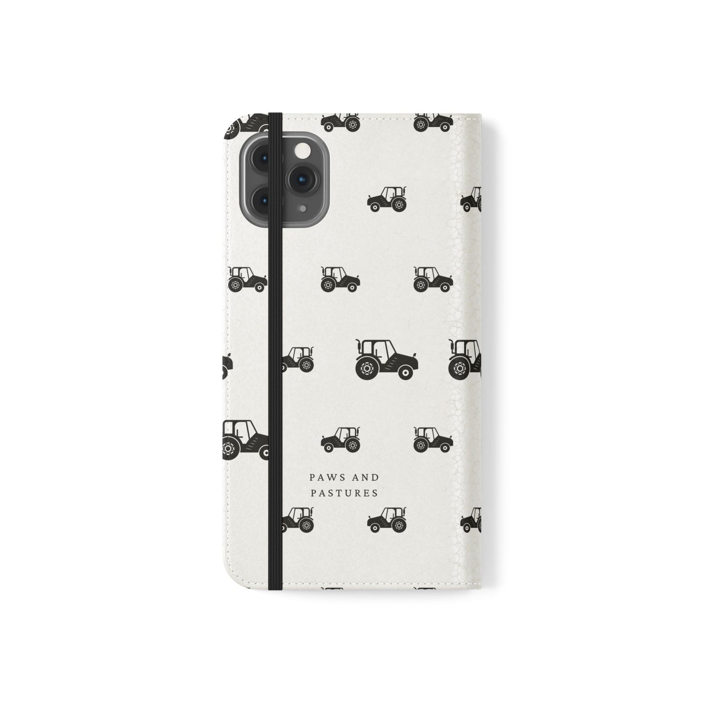 Tractor Pattern Flip Phone Case — Paws & Pastures Wallet Cover