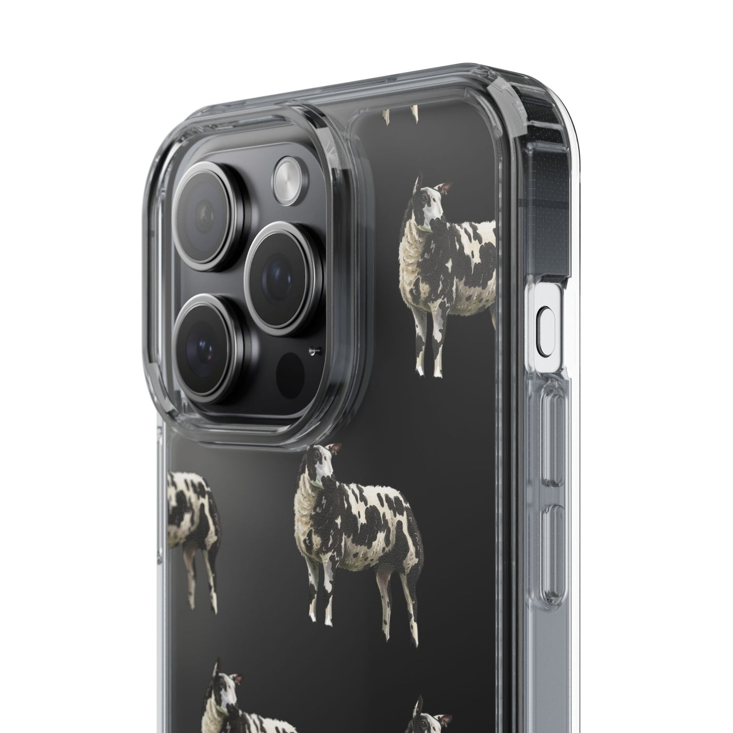 Dutch Spotted Sheep Pattern iPhone Clear Case