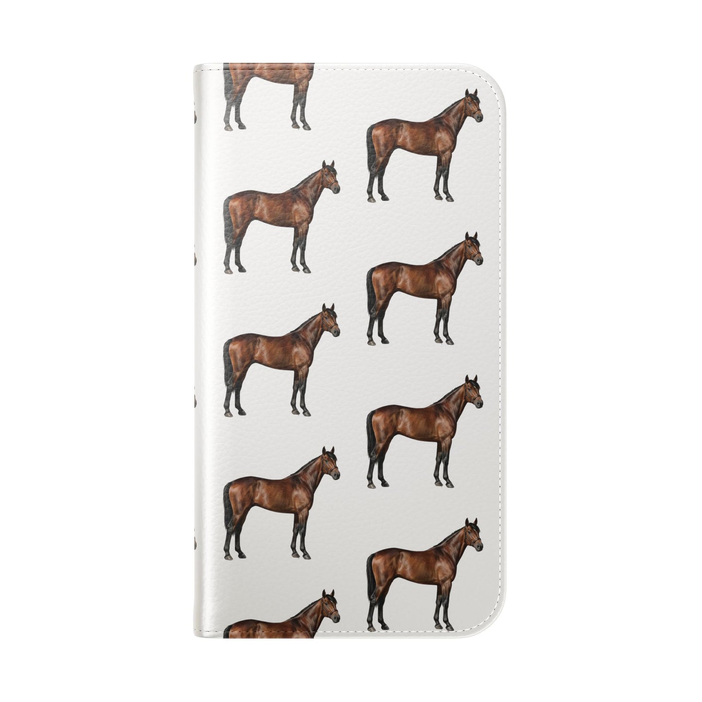 Horse Pattern iPhone Flip Case