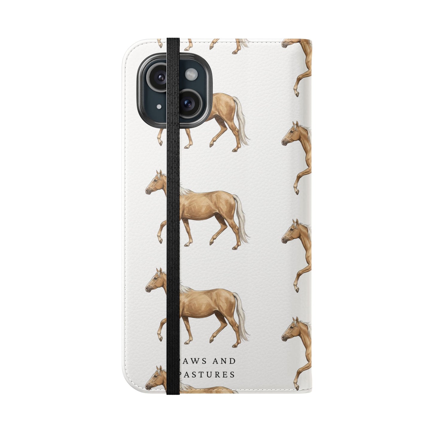 Horse Pattern iPhone Flip Case