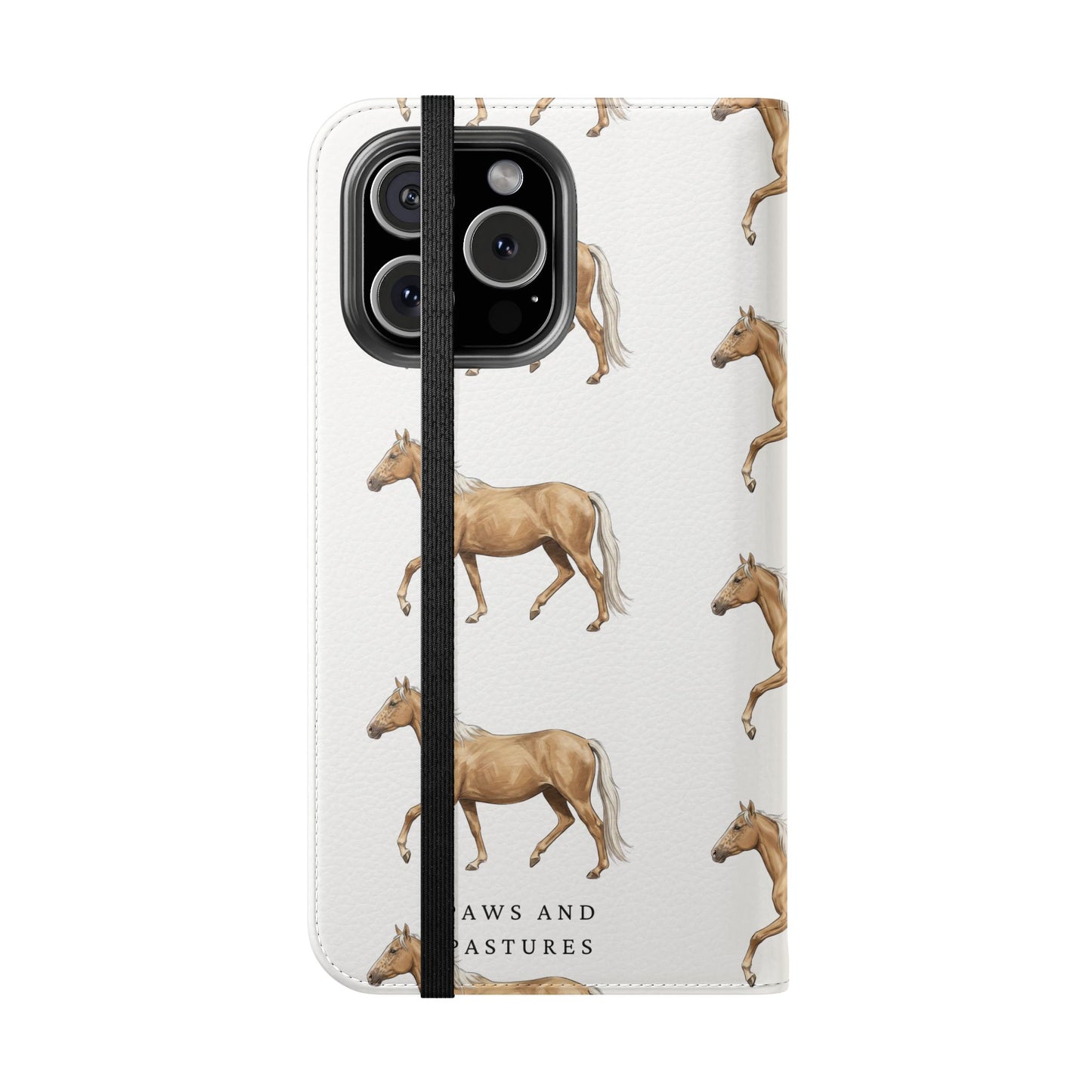 Horse Pattern iPhone Flip Case