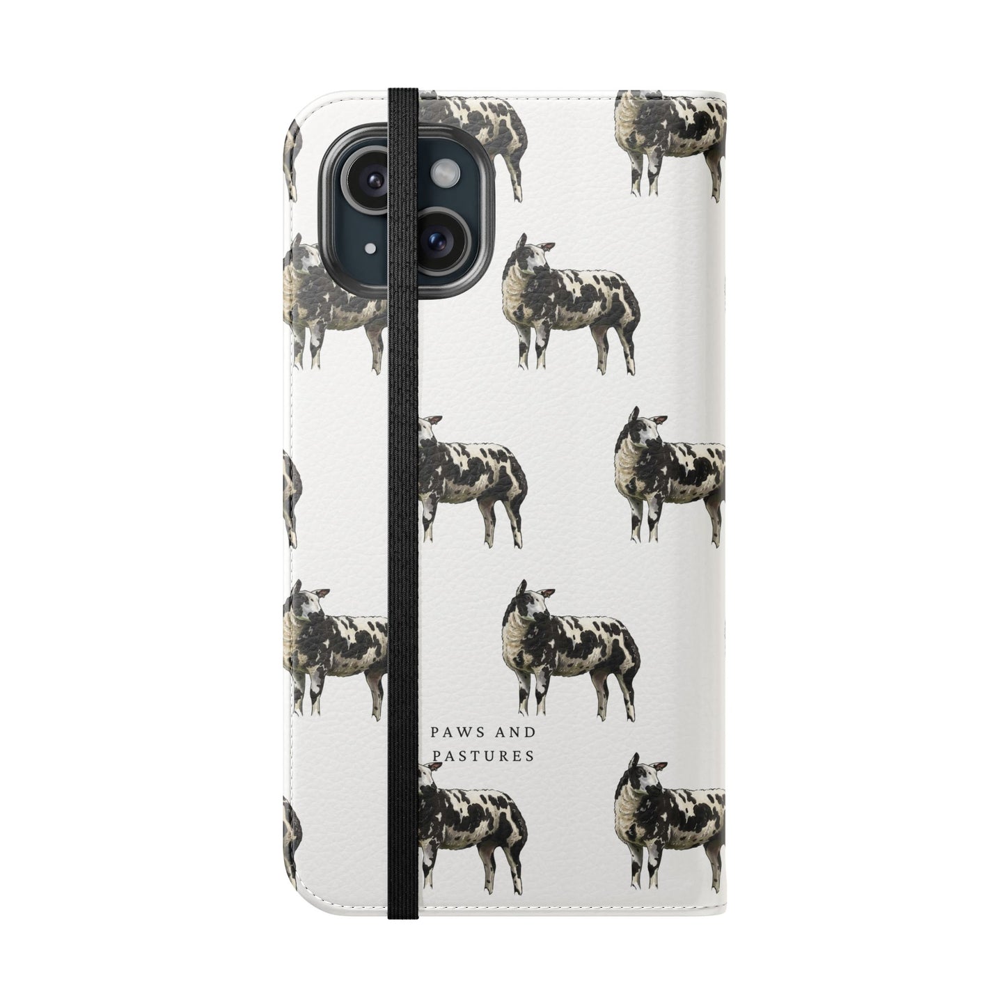 Ditch Spotted Sheep iPhone Flip Case