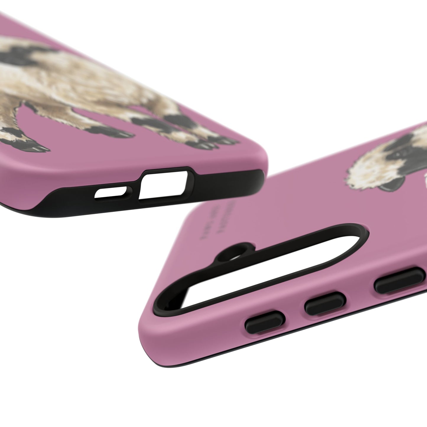Pink Valais Blacknose Sheep Phone Case – 'Paws and Pastures' Cute Lamb Protective iPhone Cover