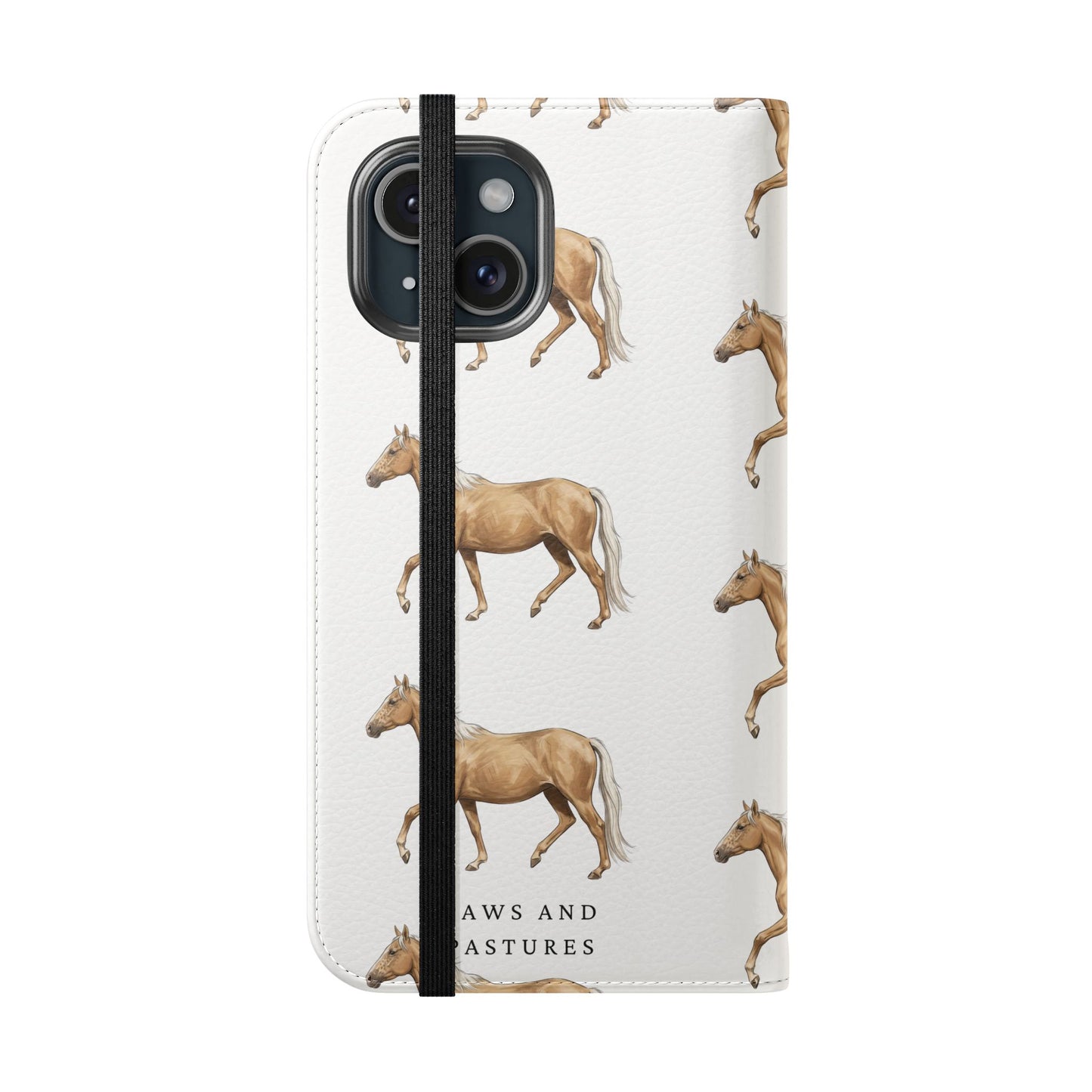 Horse Pattern iPhone Flip Case