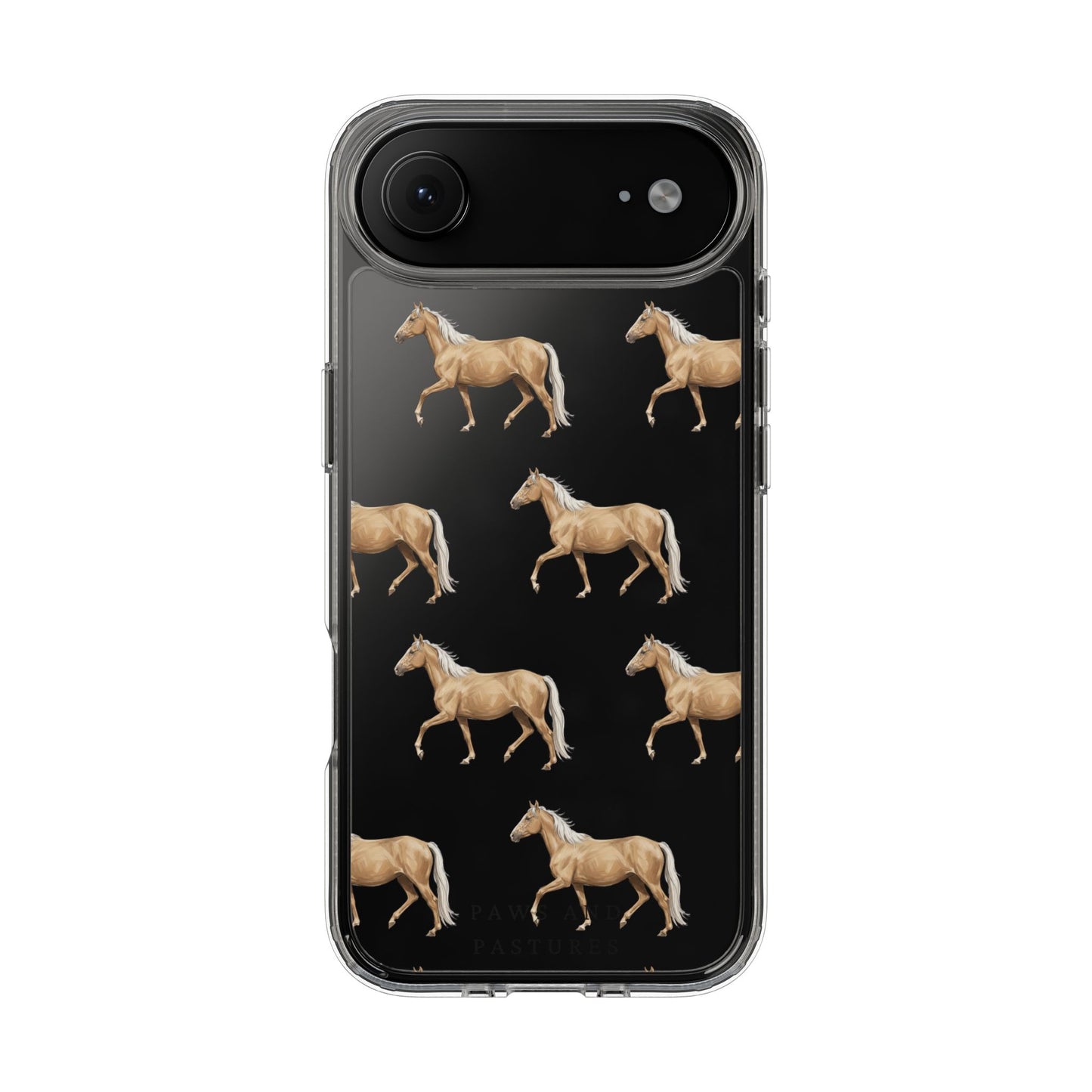Horse Pattern iPhone Clear Case