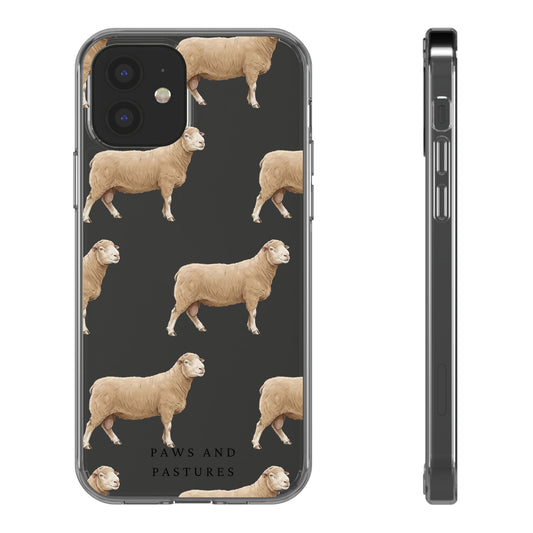 Dorset Sheep Pattern iPhone Clear Case