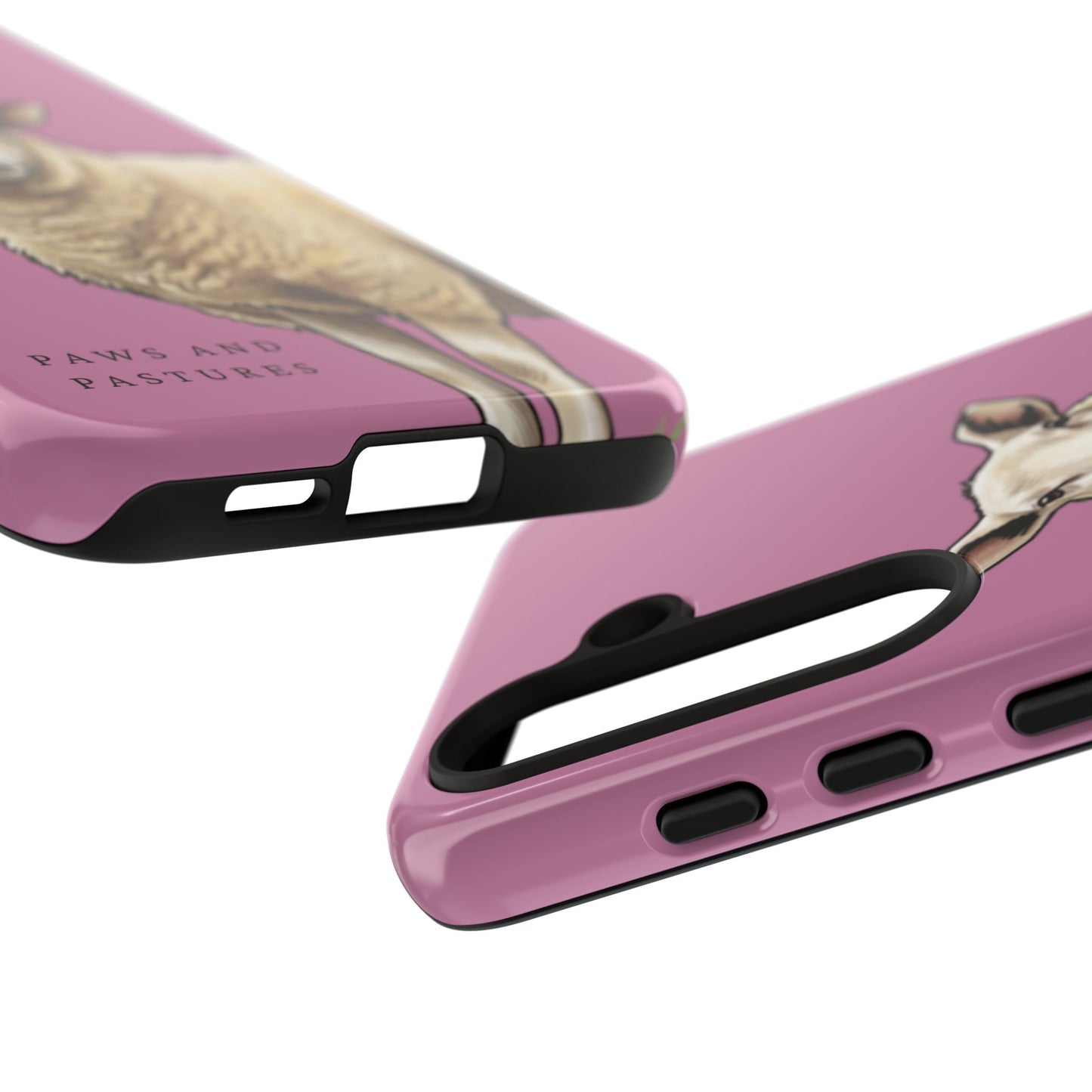 Pink Sheep Illustration Tough Phone Case