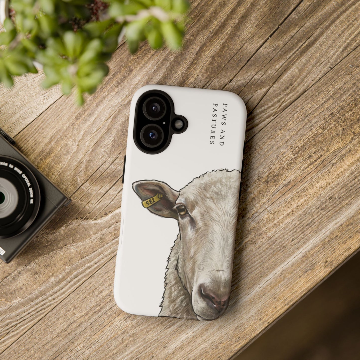 White Sheep Phone Case