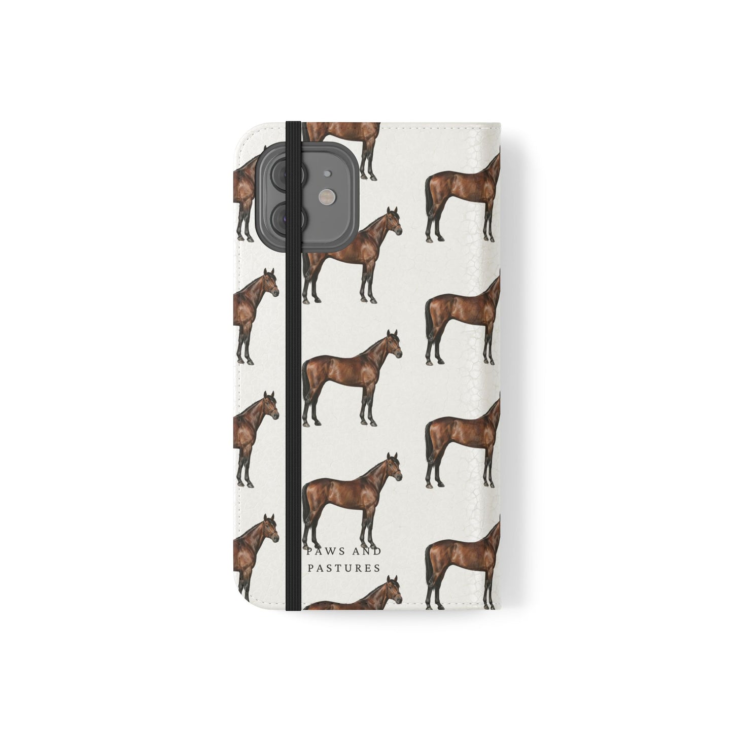 Horse Pattern iPhone Flip Case