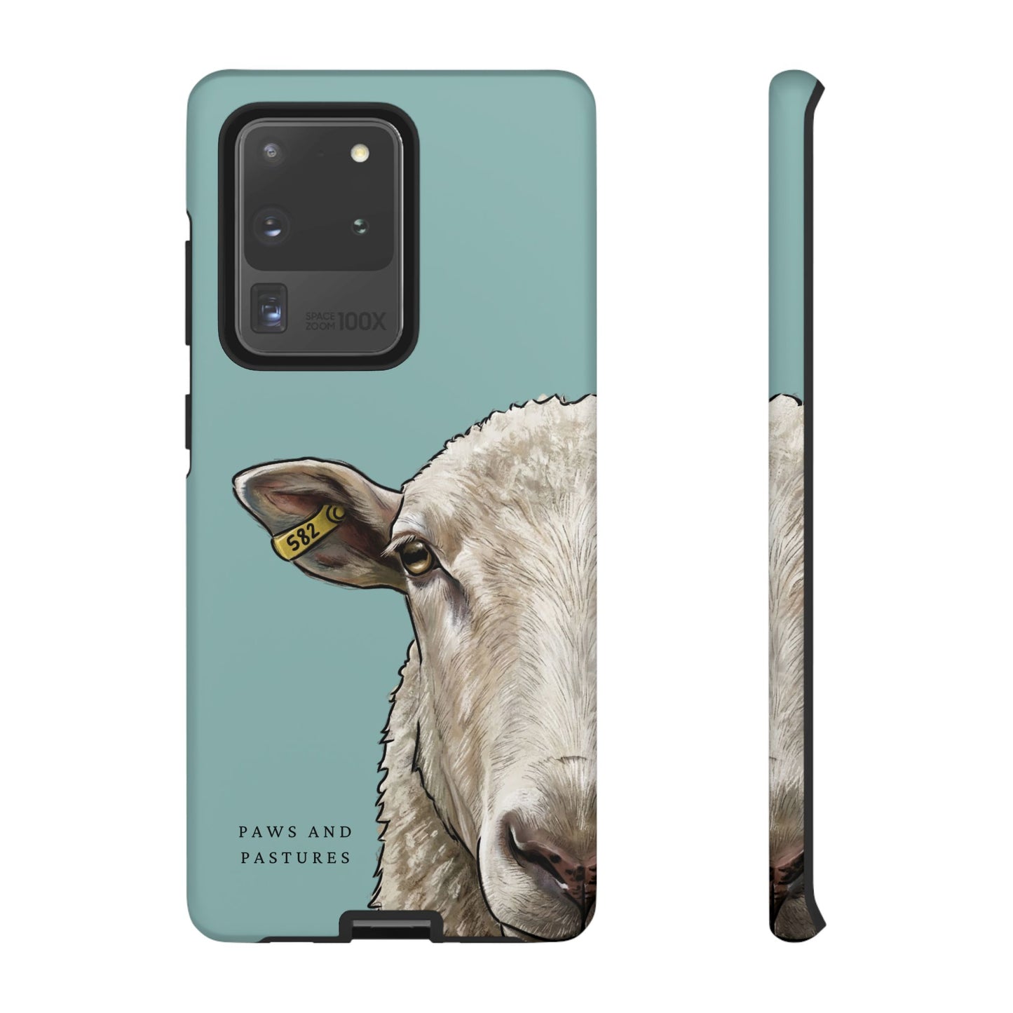 Teal Sheep Phone Case