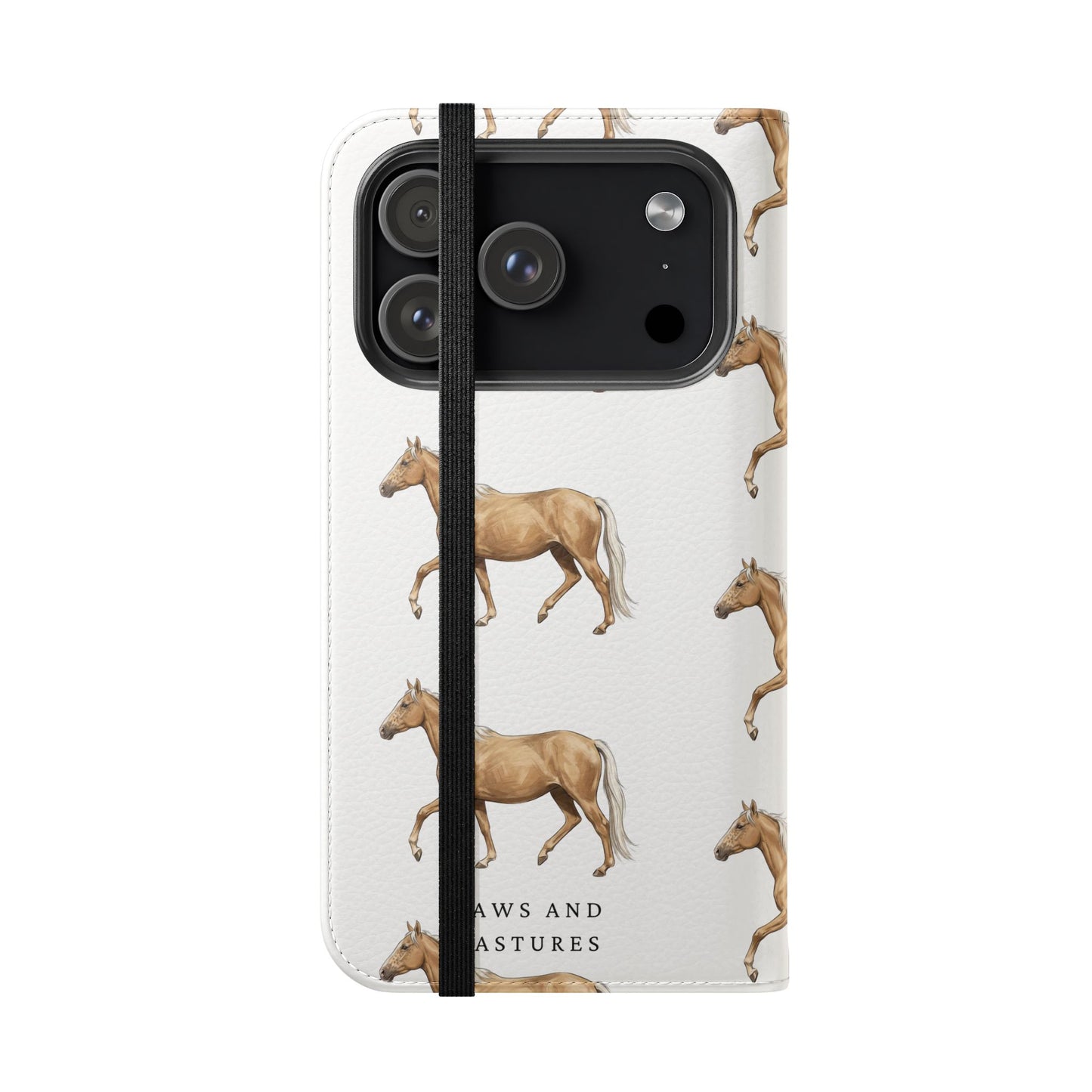 Horse Pattern iPhone Flip Case