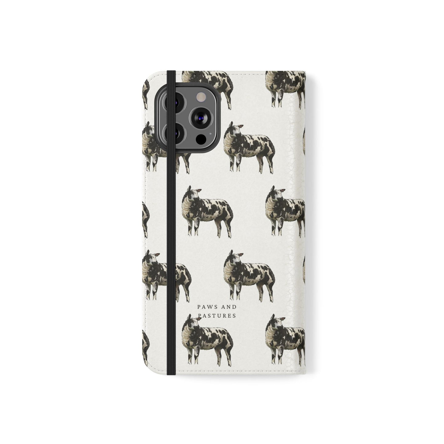 Ditch Spotted Sheep iPhone Flip Case