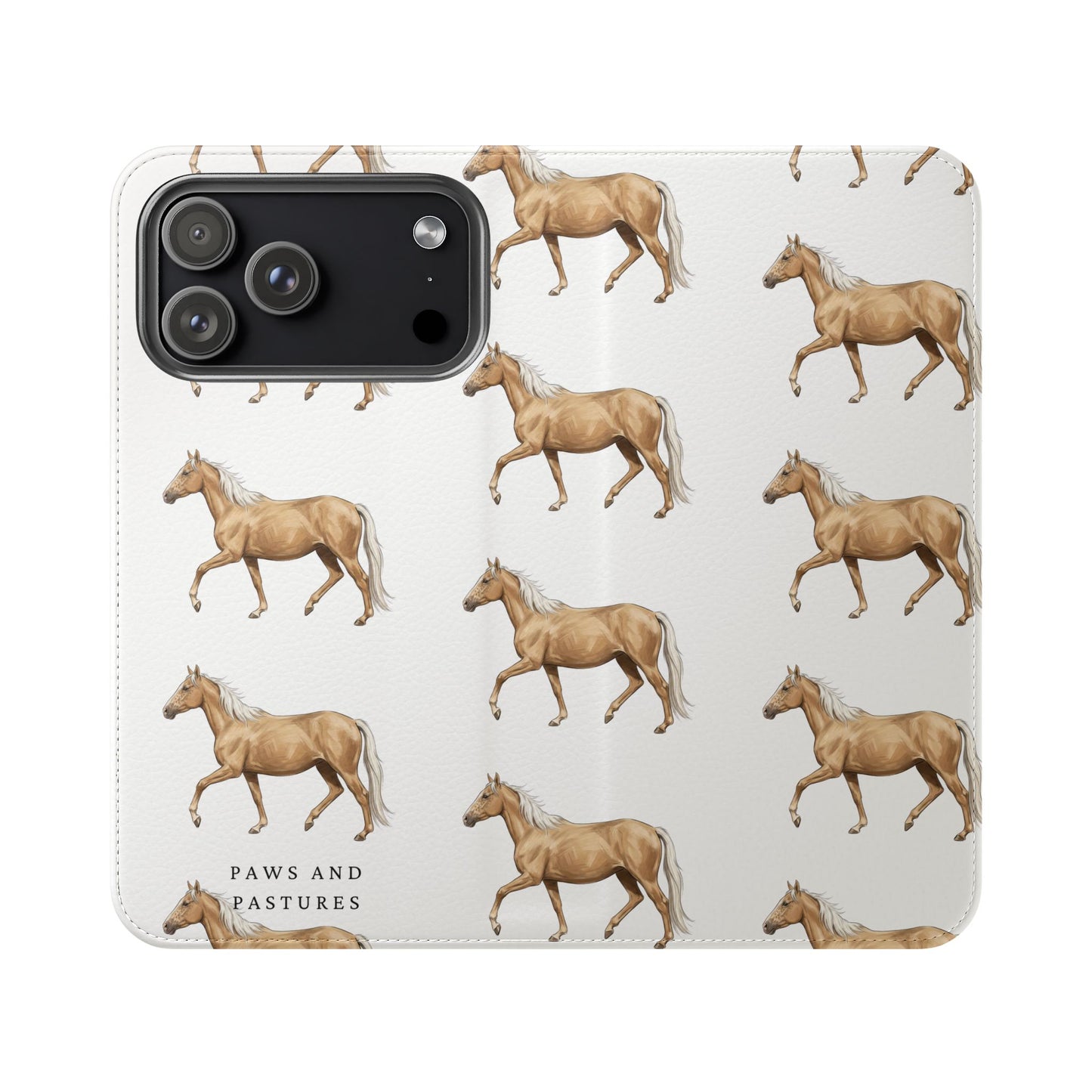 Horse Pattern iPhone Flip Case