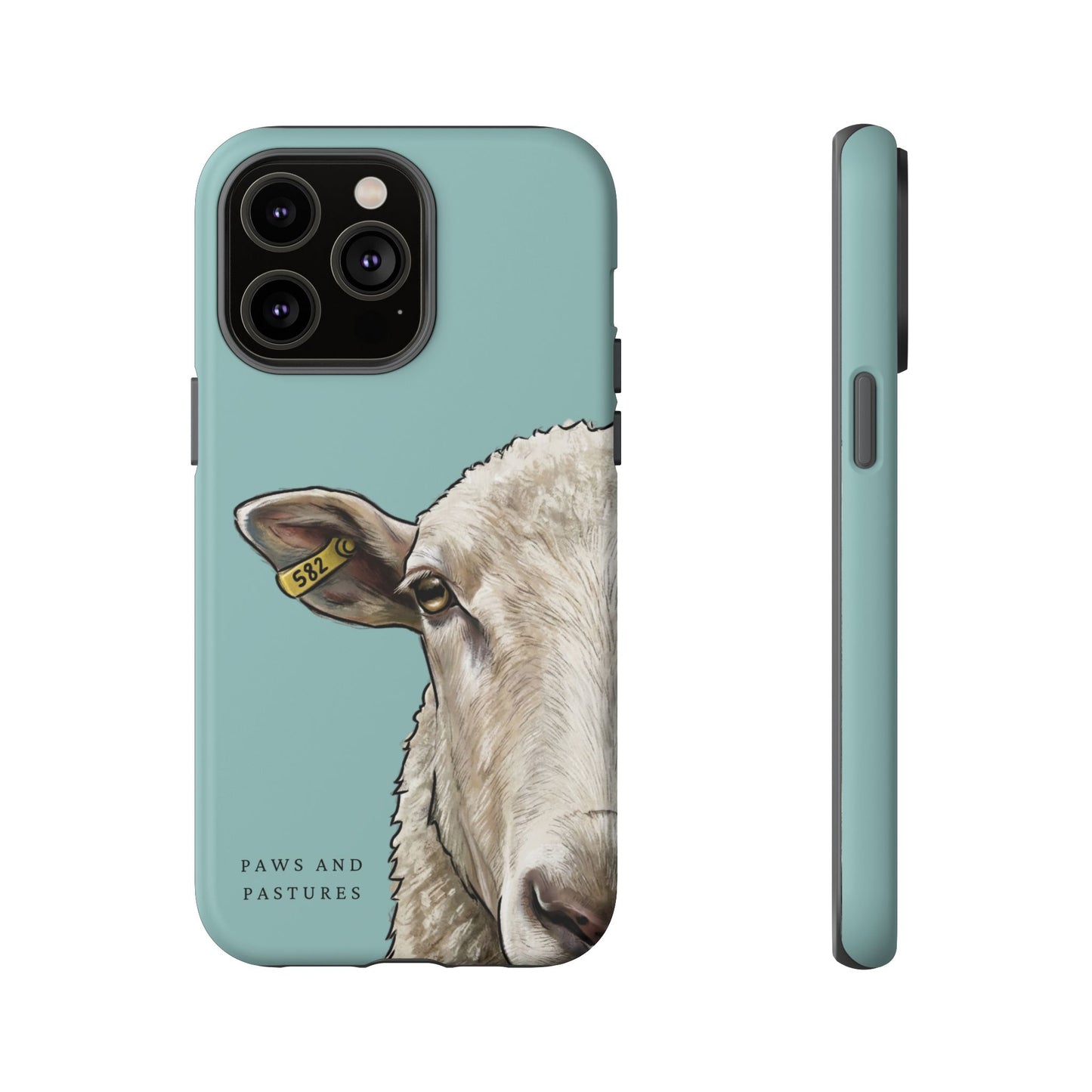 Teal Sheep Phone Case