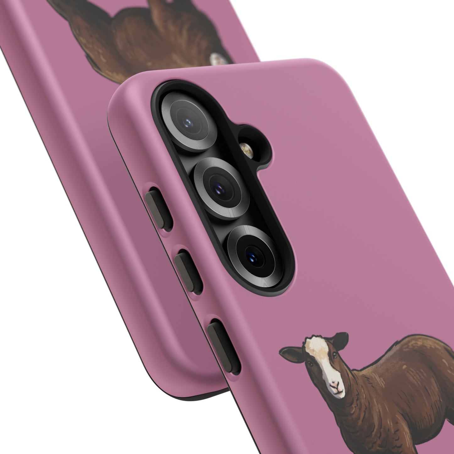 Zwartble Phone Case — Brown Sheep Illustration "Paws and Pastures"