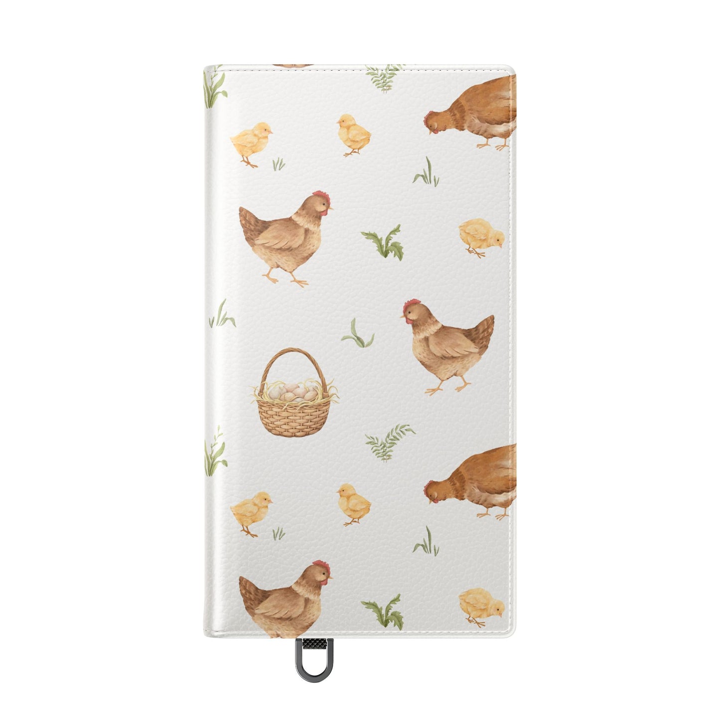 Flip Case – Watercolor Chickens & Baskets Phone Wallet Case