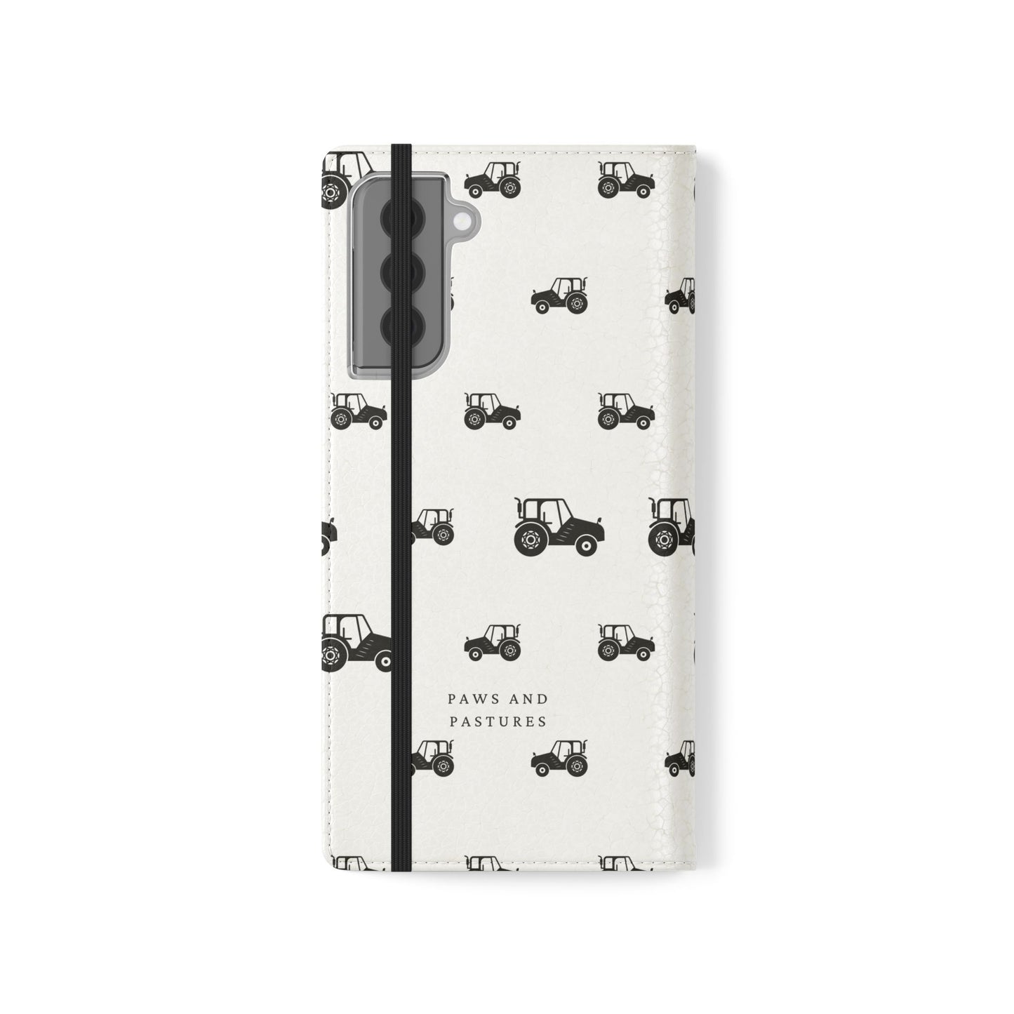 Tractor Pattern Flip Phone Case — Paws & Pastures Wallet Cover