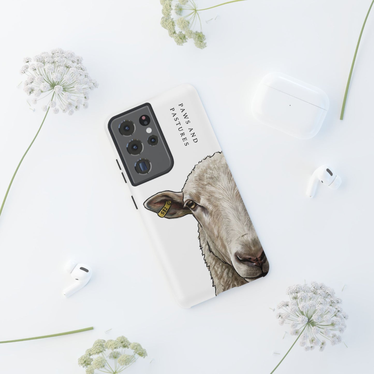 White Sheep Phone Case