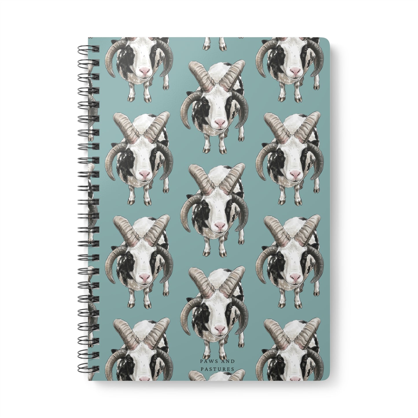 Jacob Sheep Pattern A5 Notebook