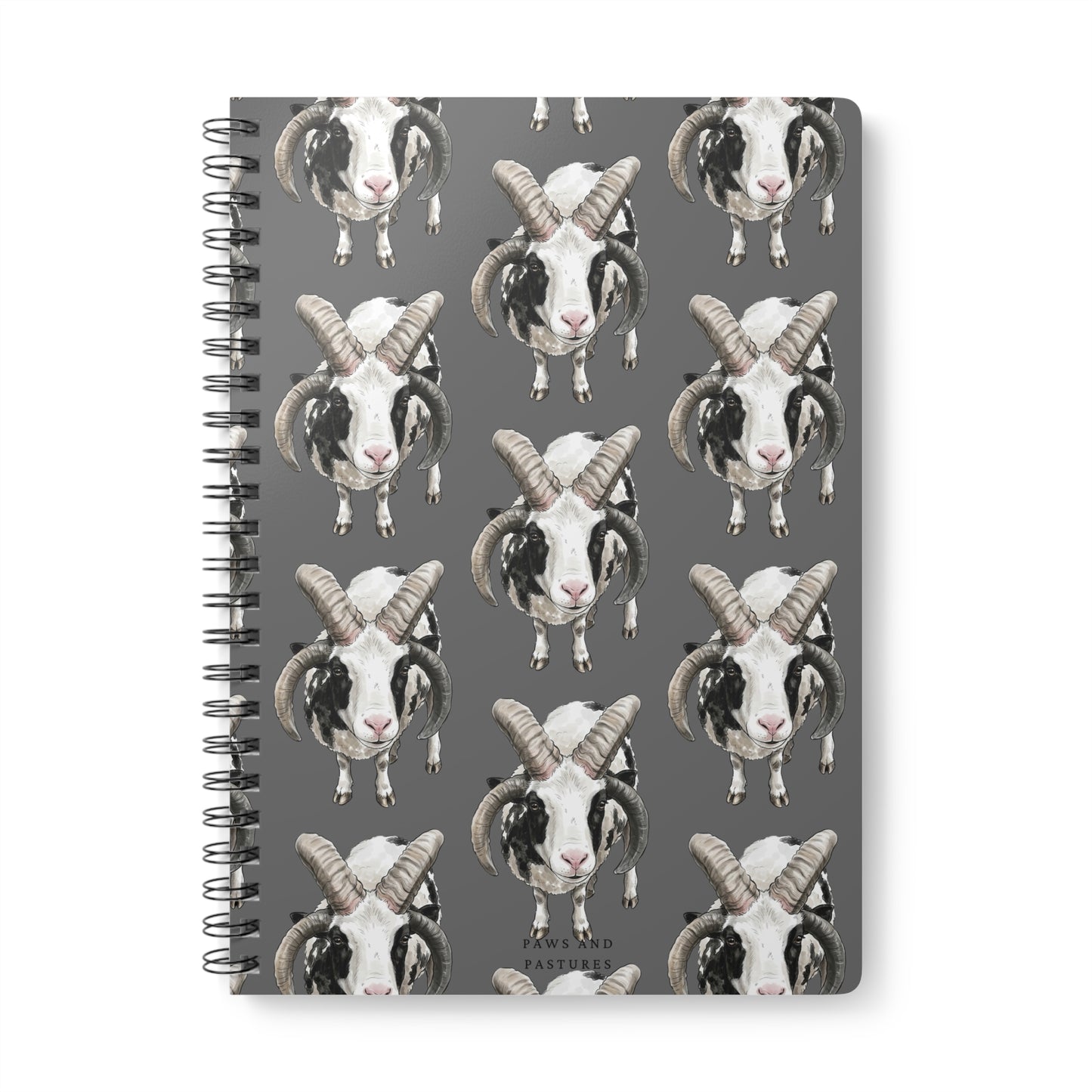 Jacob Sheep Pattern A5 Notebook