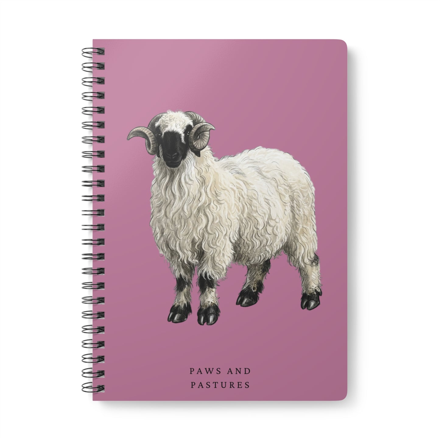 Valais Blacknose Sheep A5 Notebook