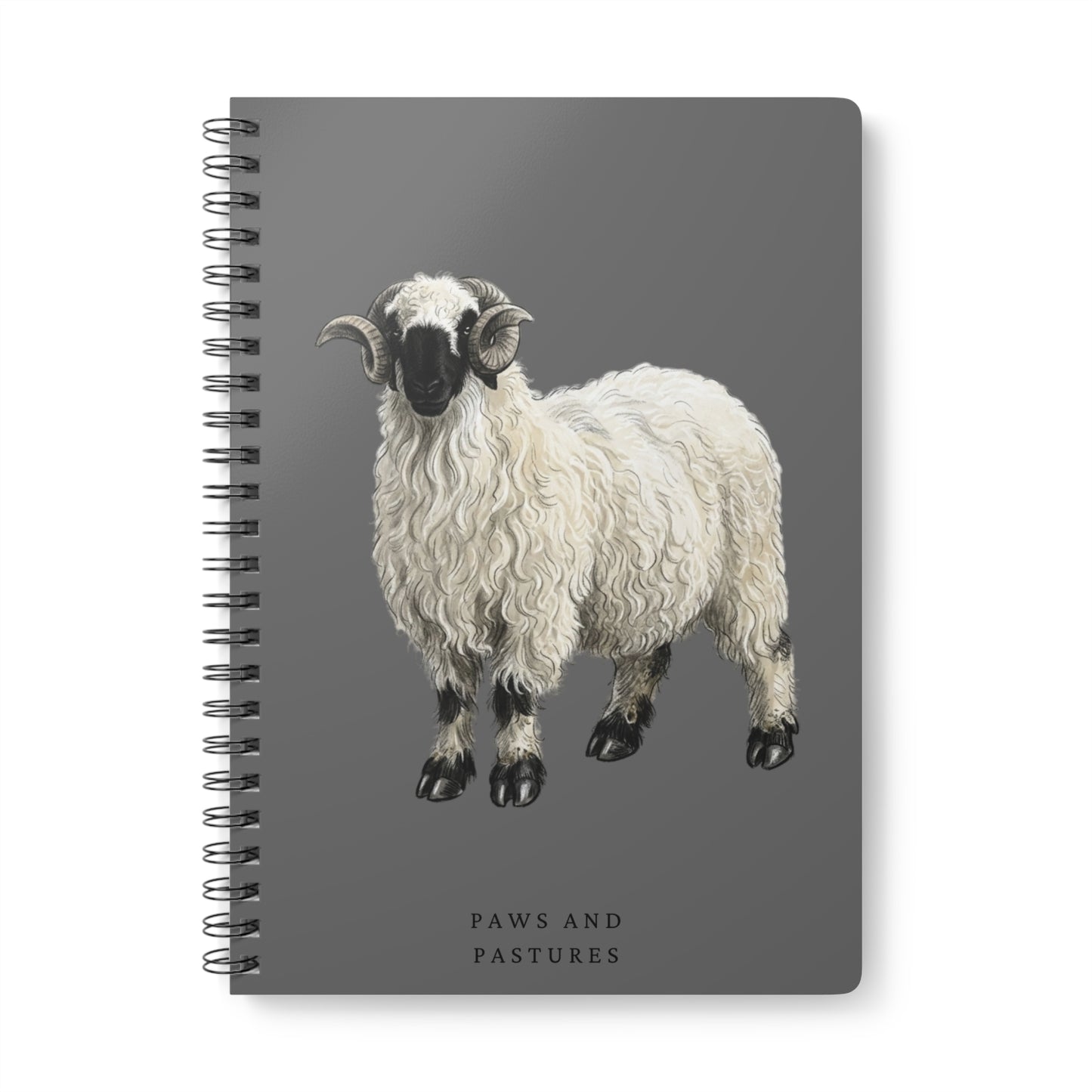 Valais Blacknose Sheep A5 Notebook