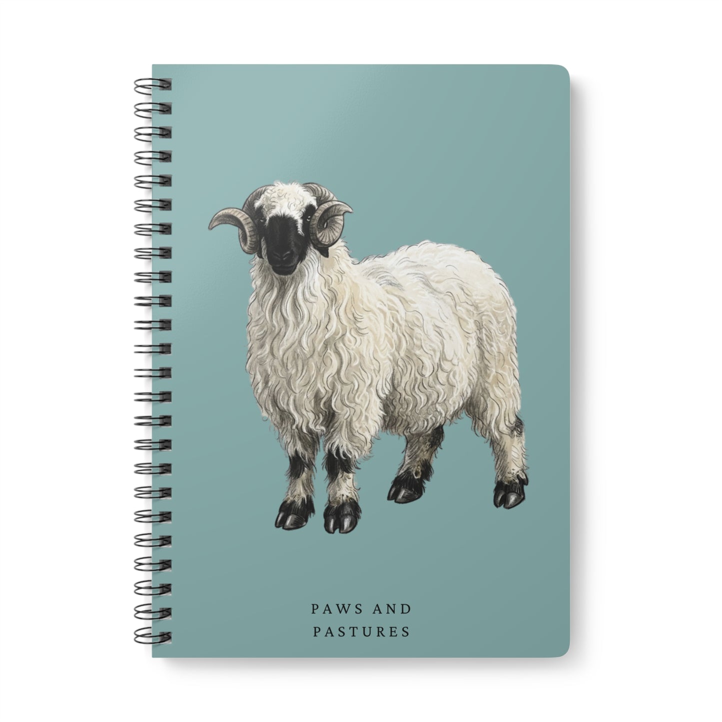 Valais Blacknose Sheep A5 Notebook