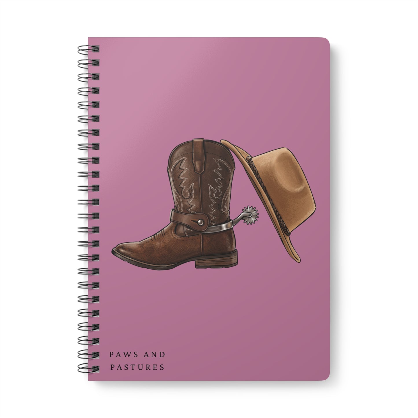 Spurs and Hat A5 Notebook