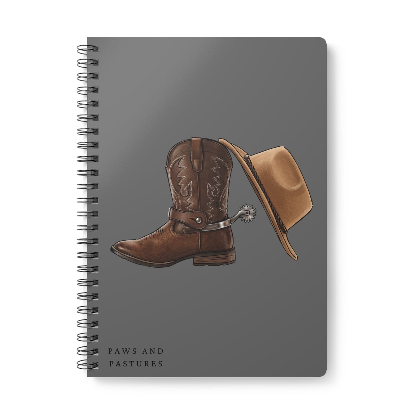 Spurs and Hat A5 Notebook