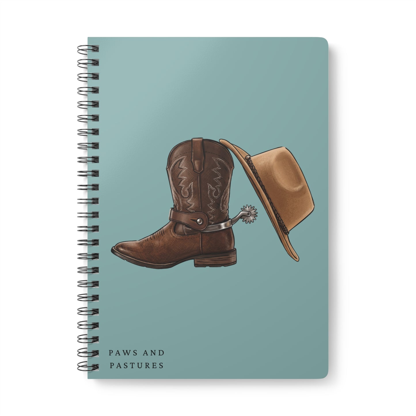 Spurs and Hat A5 Notebook