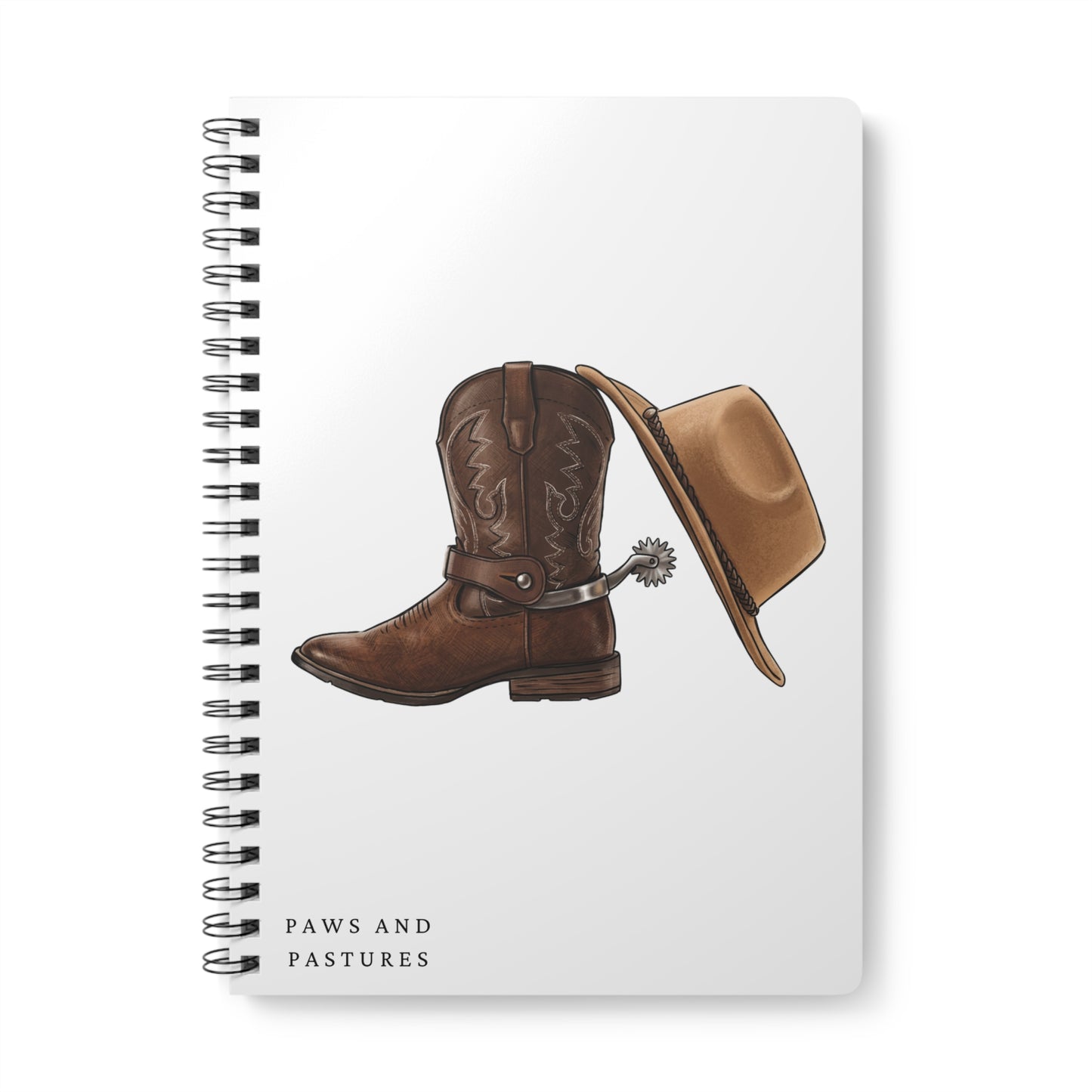Spurs and Hat A5 Notebook