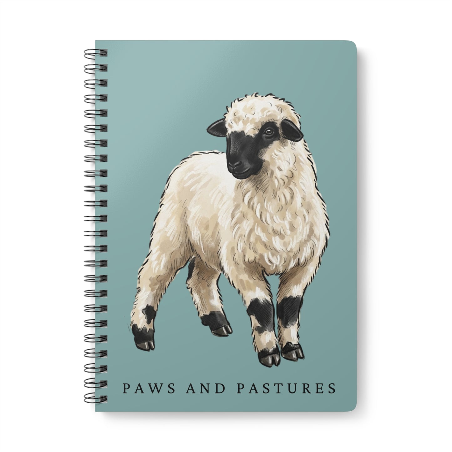 Valais Blacknose Sheep A5 Notebook