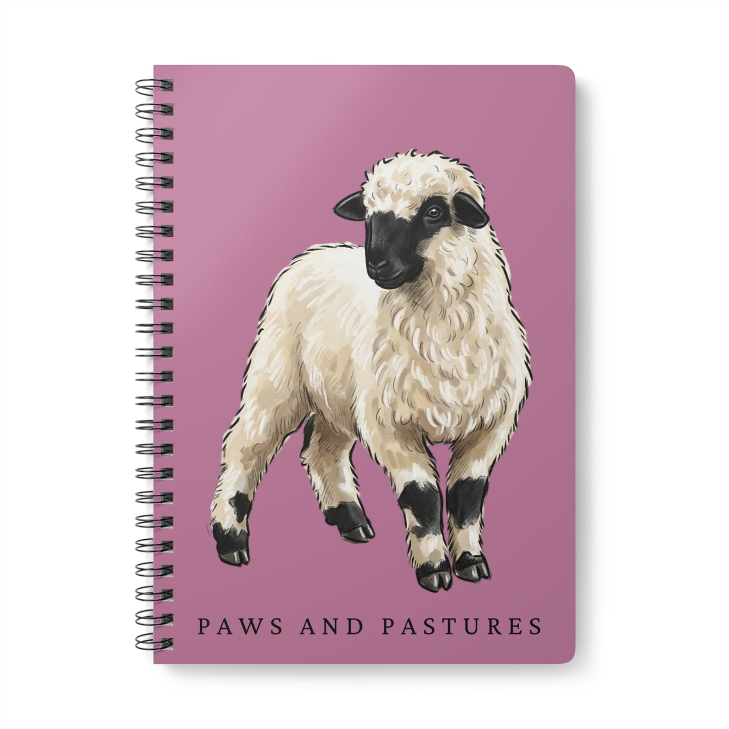 Valais Blacknose Sheep A5 Notebook