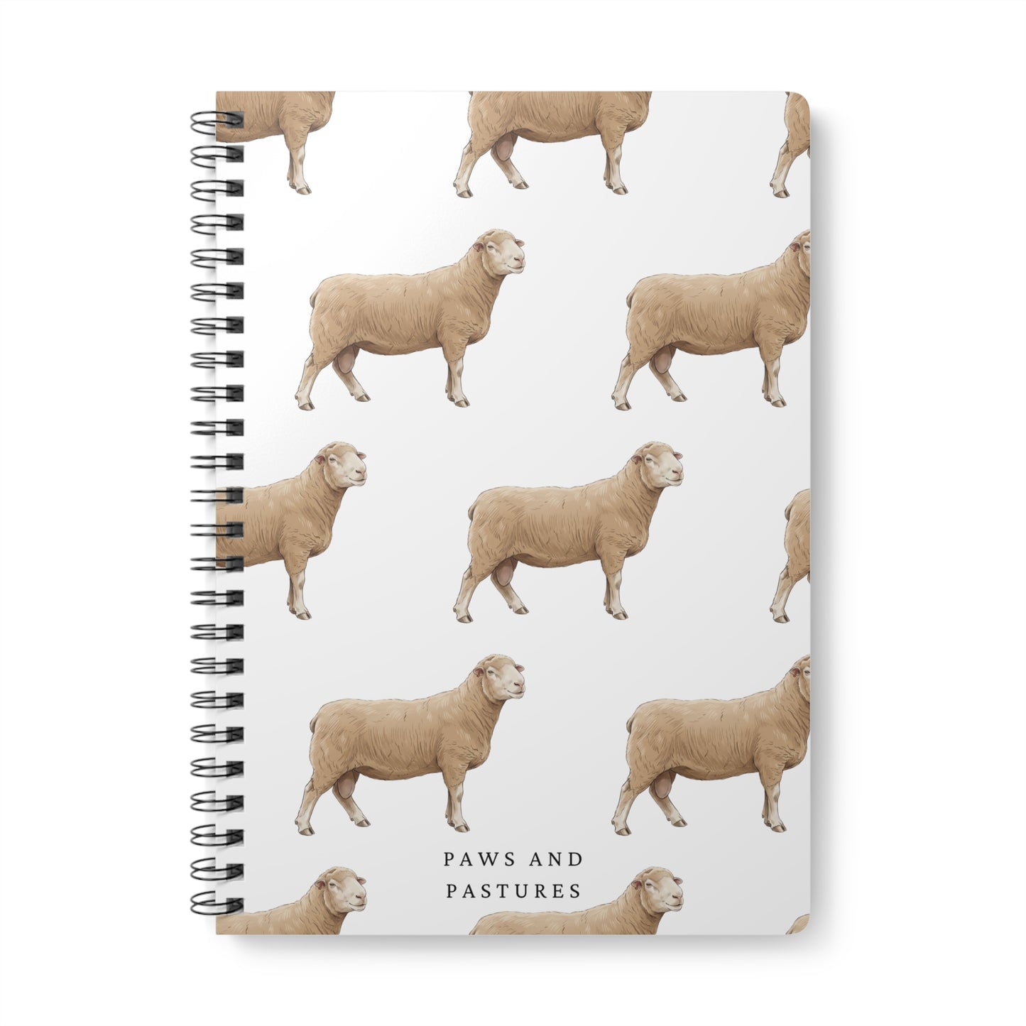 Dorset Sheep Pattern A5 Notebook