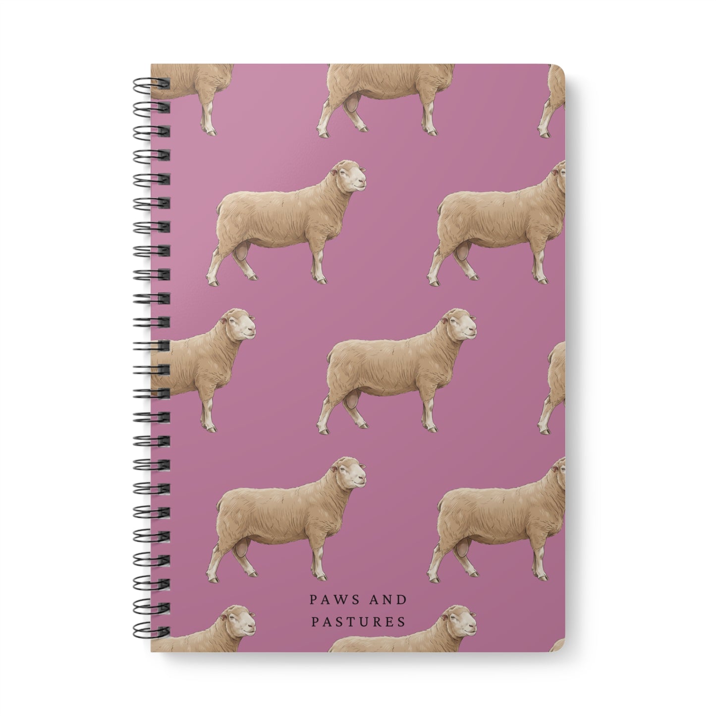 Dorset Sheep Pattern A5 Notebook