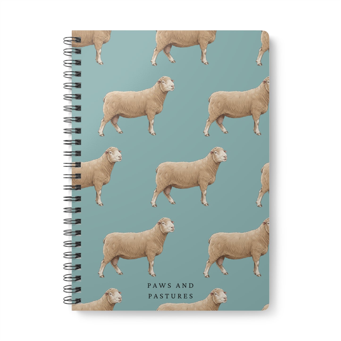 Dorset Sheep Pattern A5 Notebook