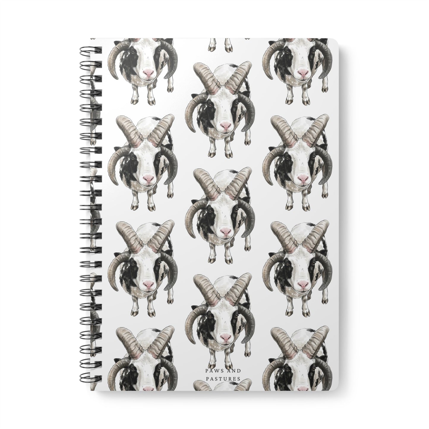 Jacob Sheep Pattern A5 Notebook