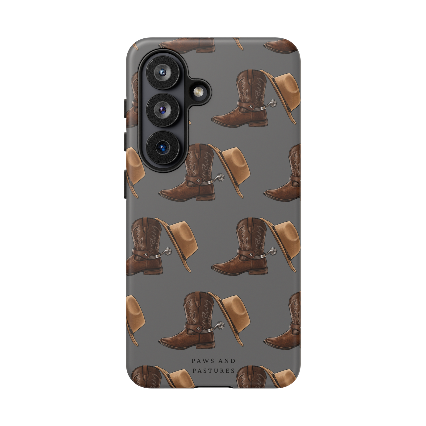 Spurs and Hat Pattern Samsung Phone Case