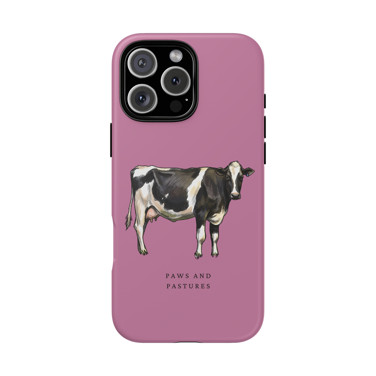 Holstein cow full body phone case