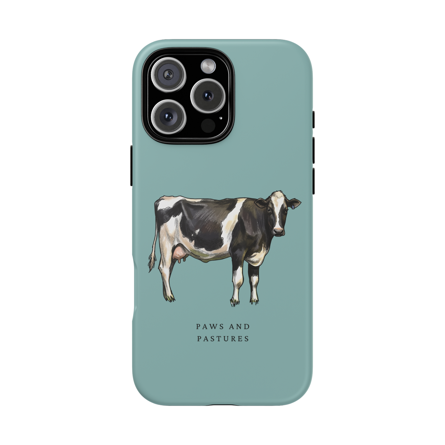 Holstein cow full body phone case