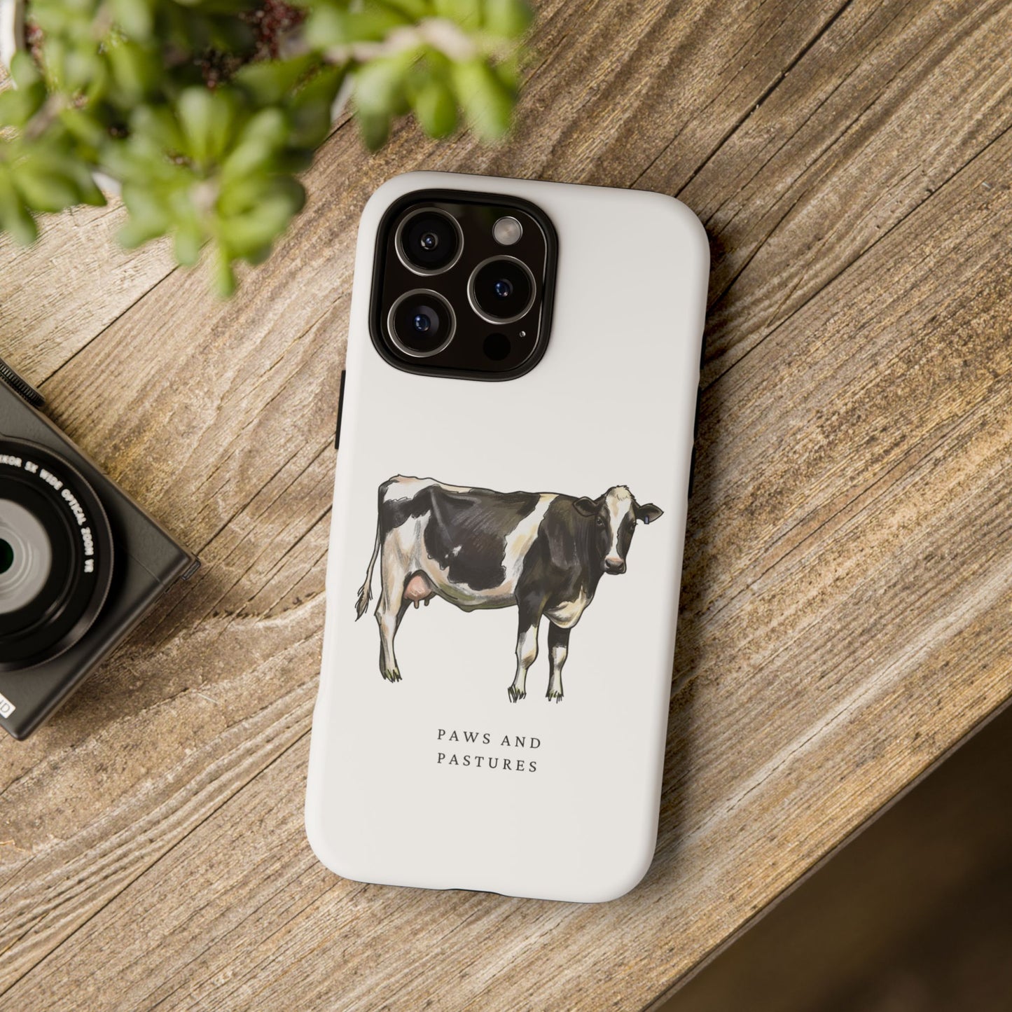 Holstein cow full body phone case
