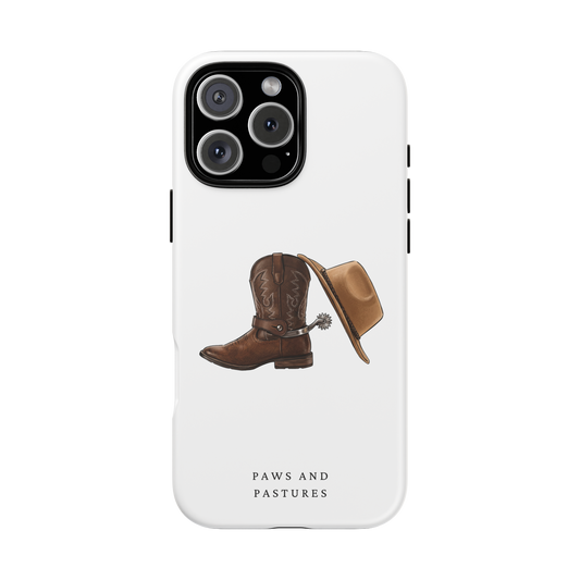 Spurs and Hat iPhone Case
