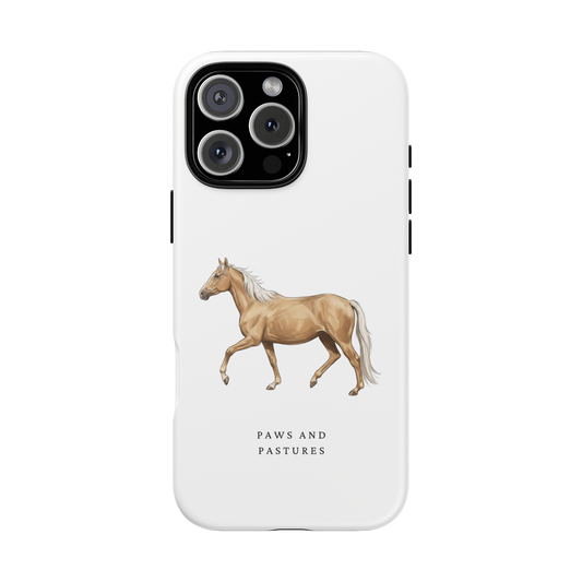 Cream Horse Phone Case